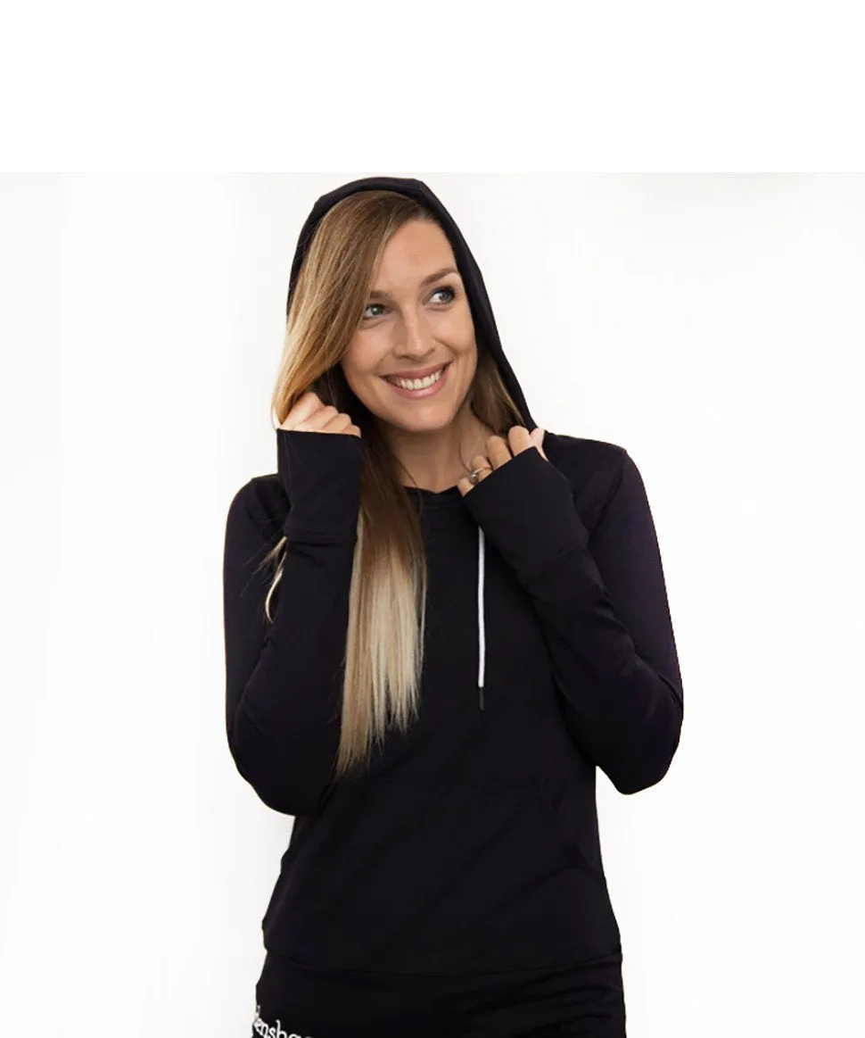 Activewear Nursing Hoodie - Black