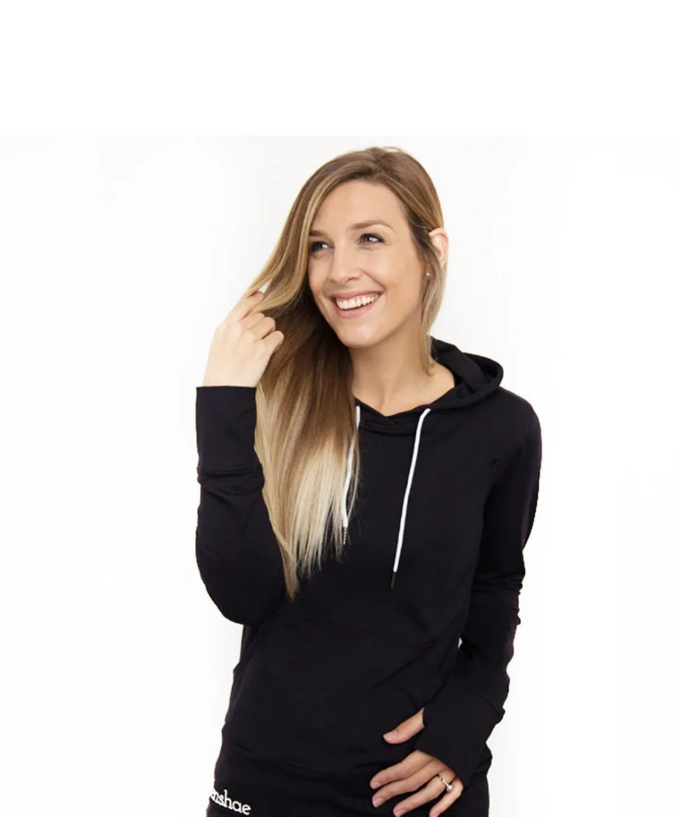 Activewear Nursing Hoodie - Black