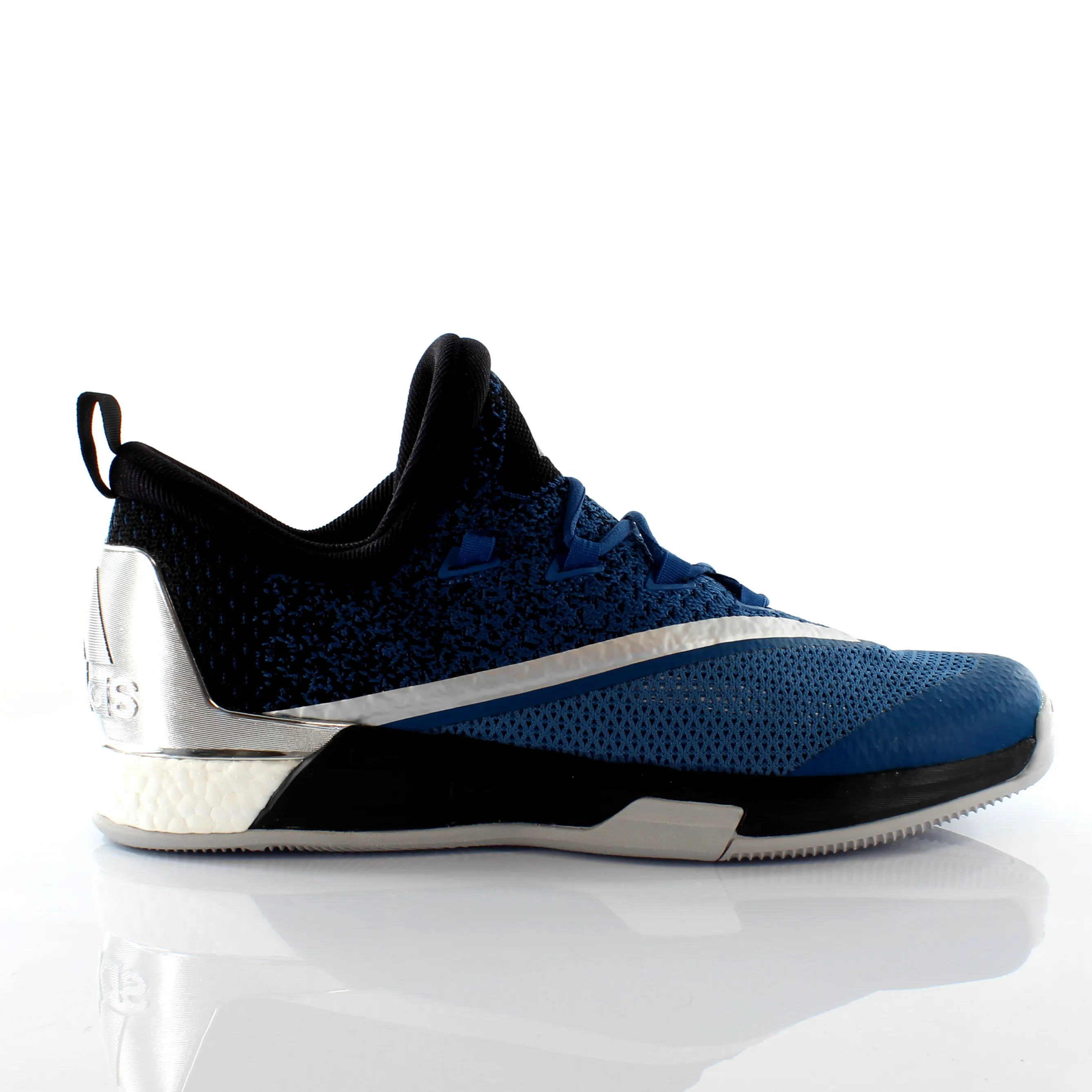 Adidas Crazylight Boost 2.5 Low Blue Textile Basketball Trainers - Mens