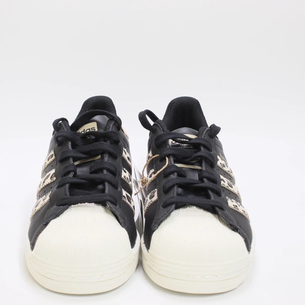 adidas Superstar Black Offwhite Magic Beige Trainers