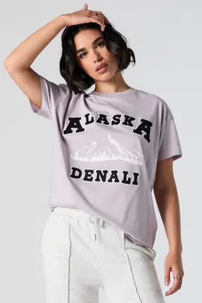 Alaska Embroidered T-Shirt