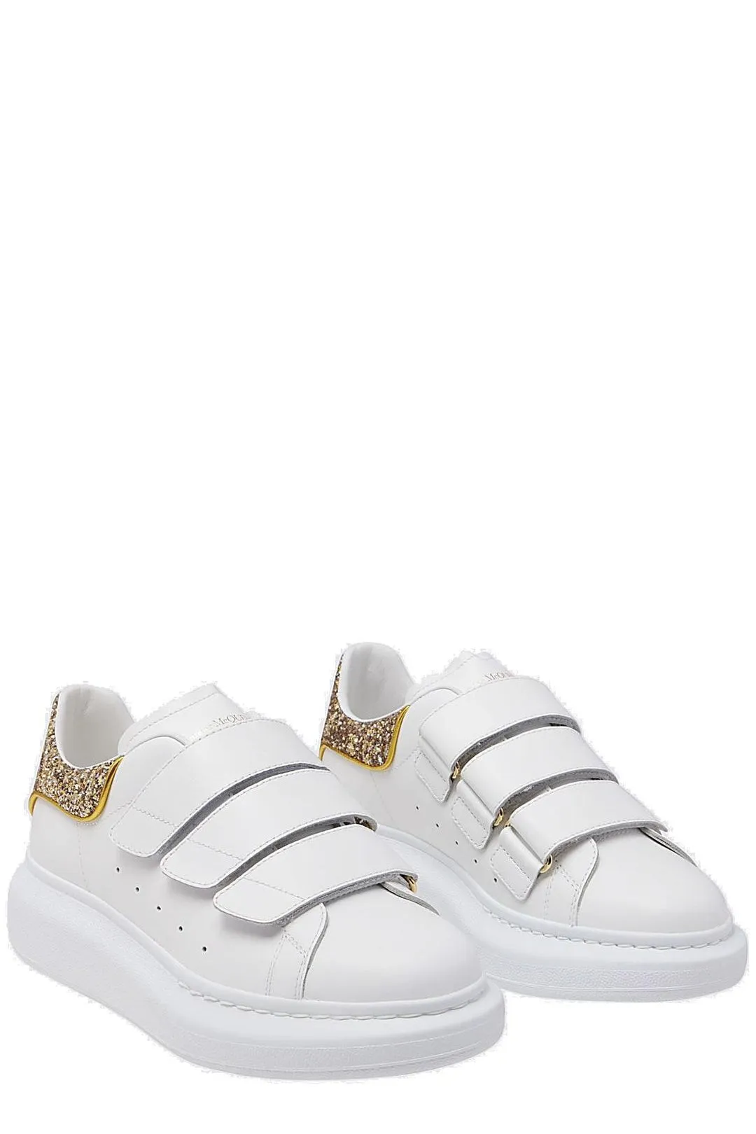 Alexander McQueen Glitter Embellished Low-Top Sneakers