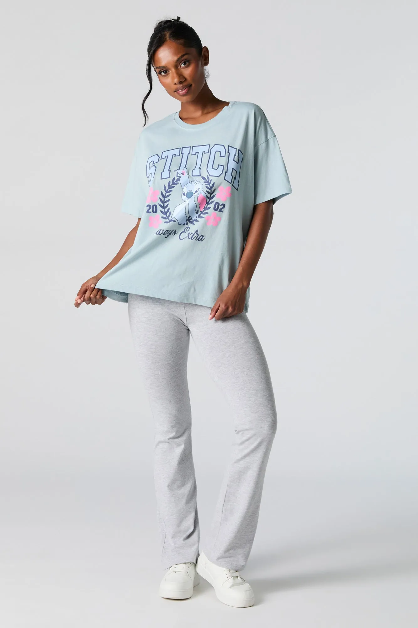 Always Extra Stitch Graphic Boyfriend T-Shirt