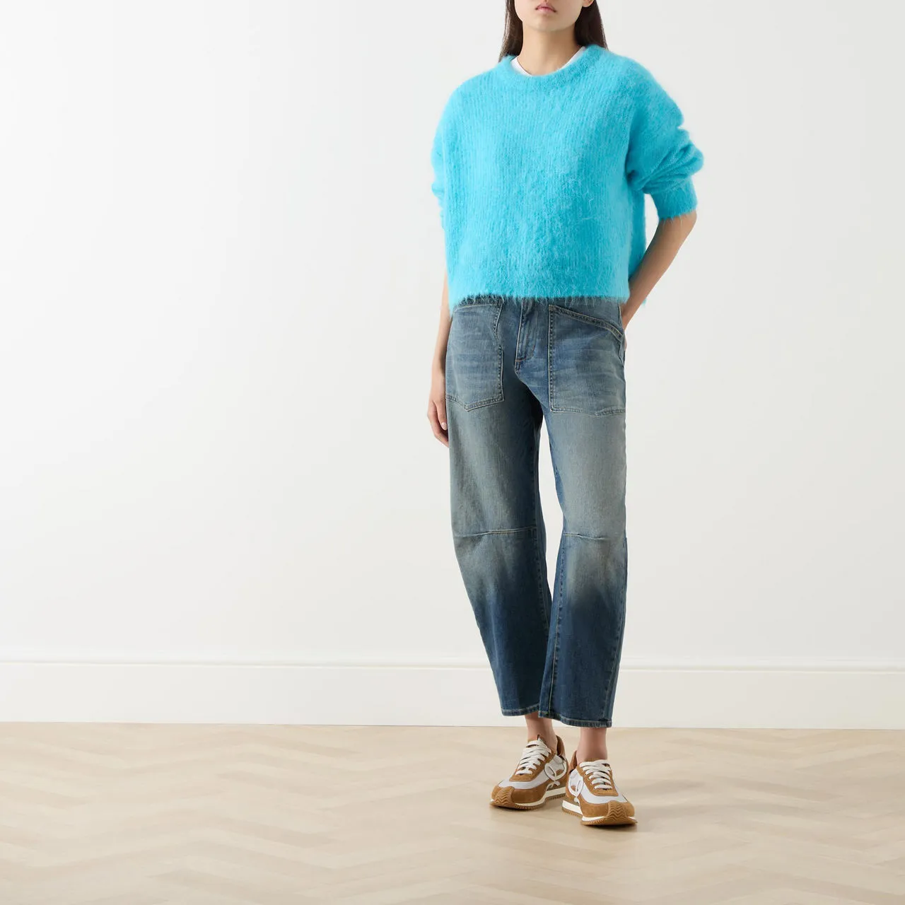 AMERICAN VINTAGE Bymi Brushed Sweater - Piscine