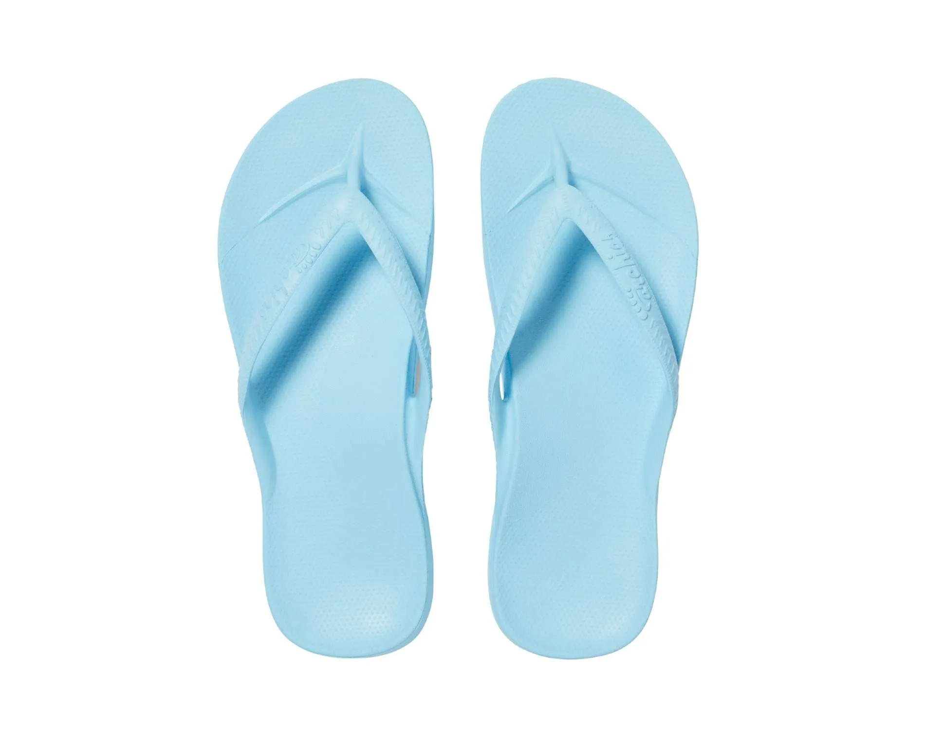 Archies Arch Support Thongs Sky Blue