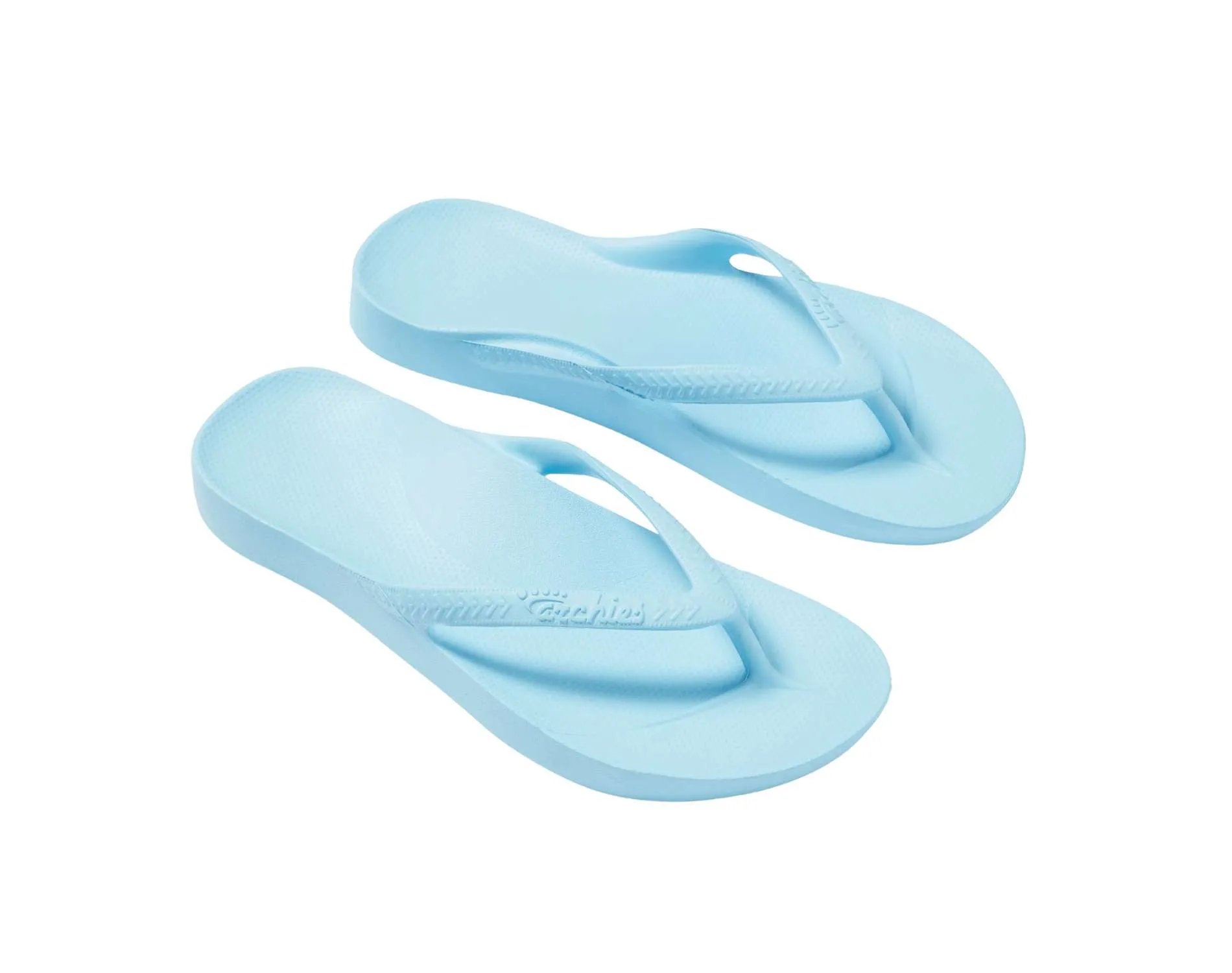 Archies Arch Support Thongs Sky Blue