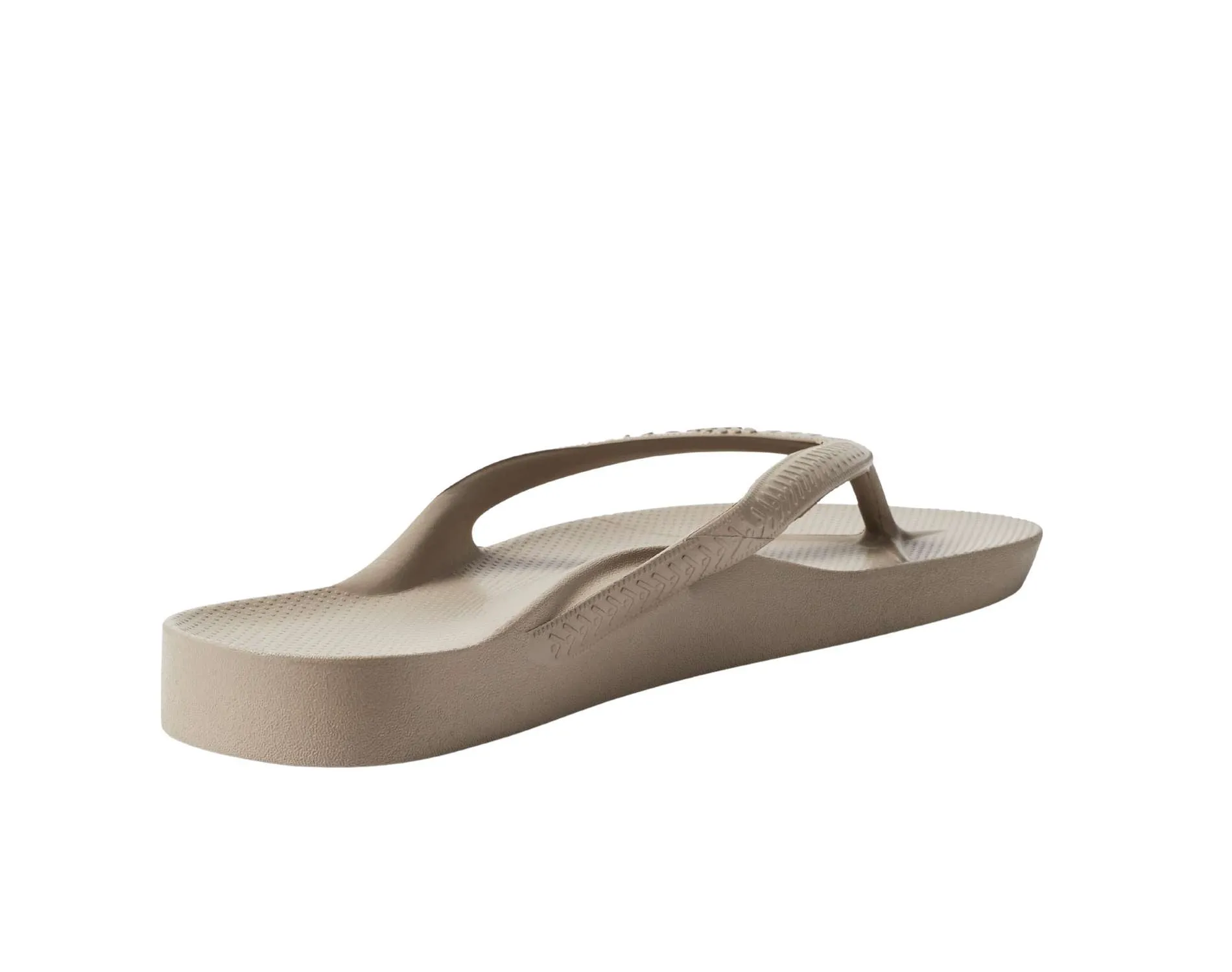 Archies Arch Support Thongs Taupe