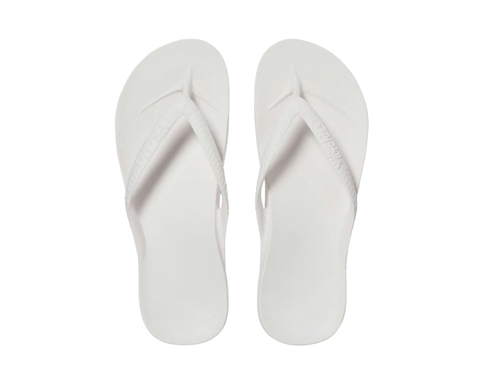 Archies Arch Support Thongs White