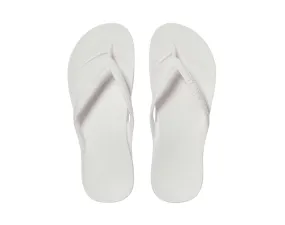 Archies Arch Support Thongs White