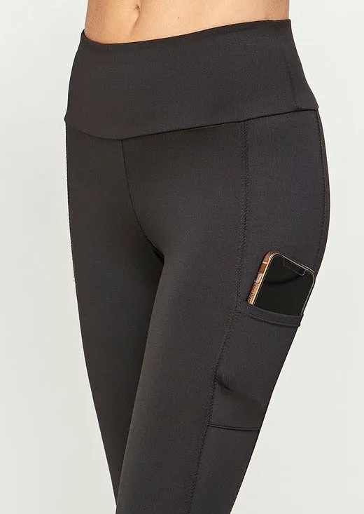 Black Activewear Legging with Pocket