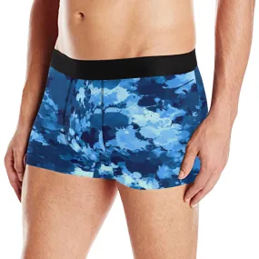 Blue Paint Splatter Boxer Briefs