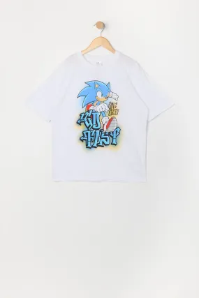 Boys Sonic Speed Graphic T-Shirt