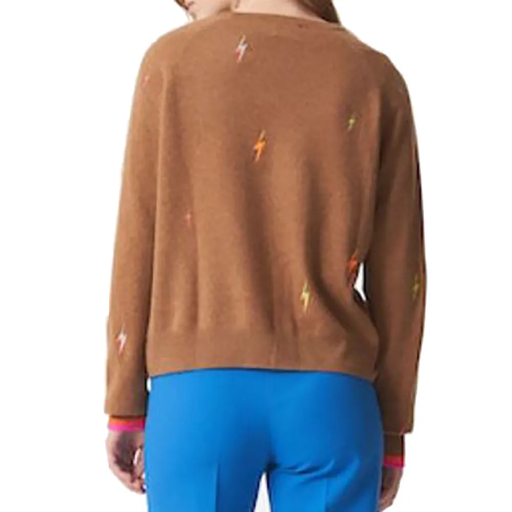 Cashmere Lightning Bolt Sweater