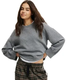 Cotton On Women's Luxe Crew Sweater