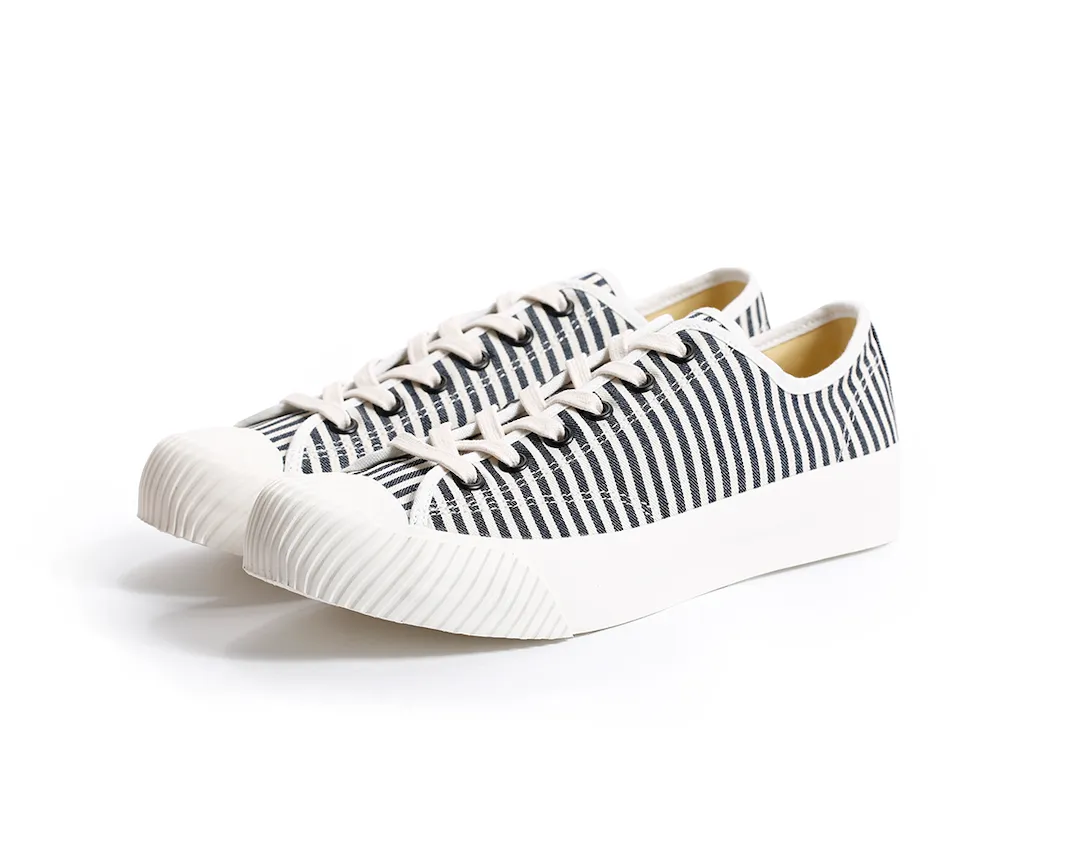 Dublinware Cork Hickory Stripe Vulcanised Sneakers