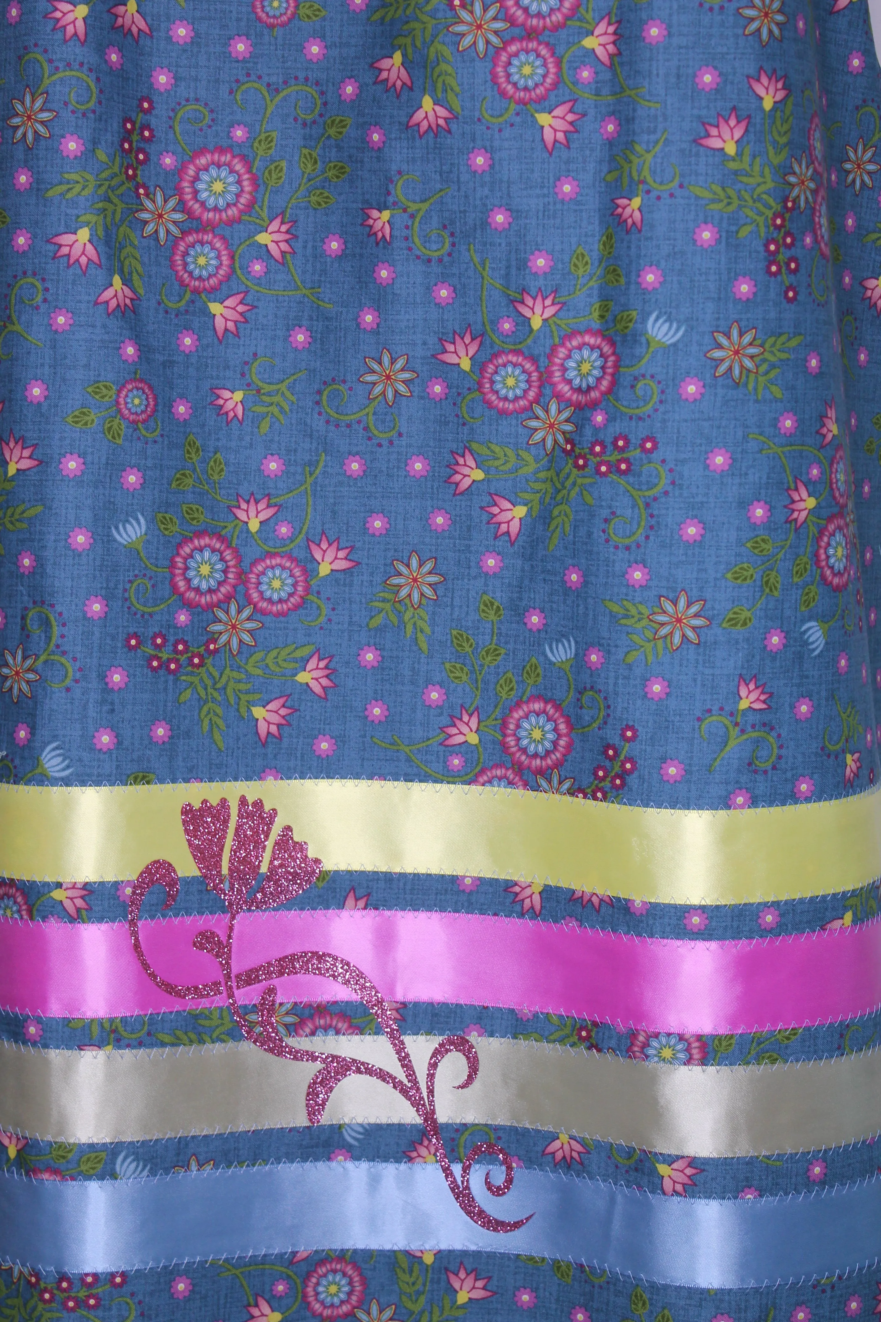 Floristic Ribbon Skirt