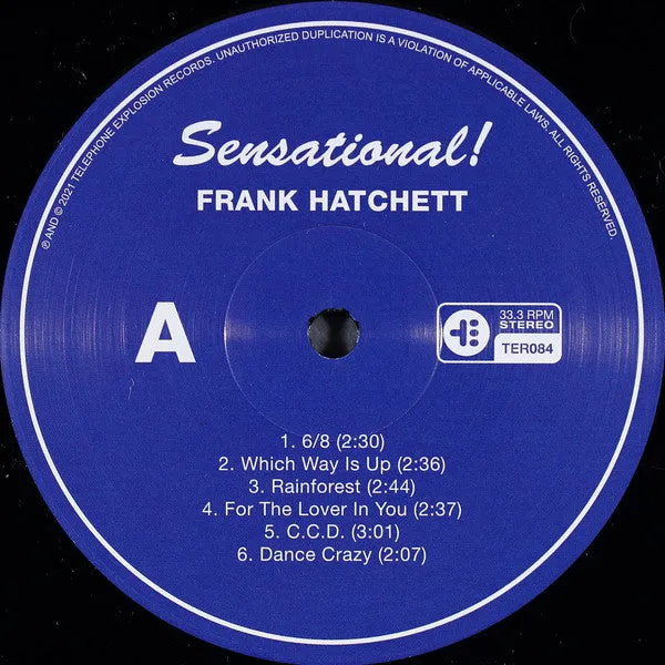 Frank Hatchett ~ Sensational!