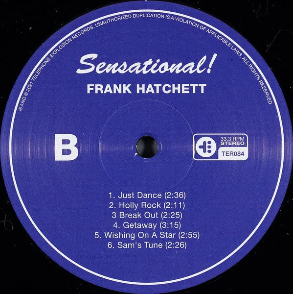 Frank Hatchett ~ Sensational!