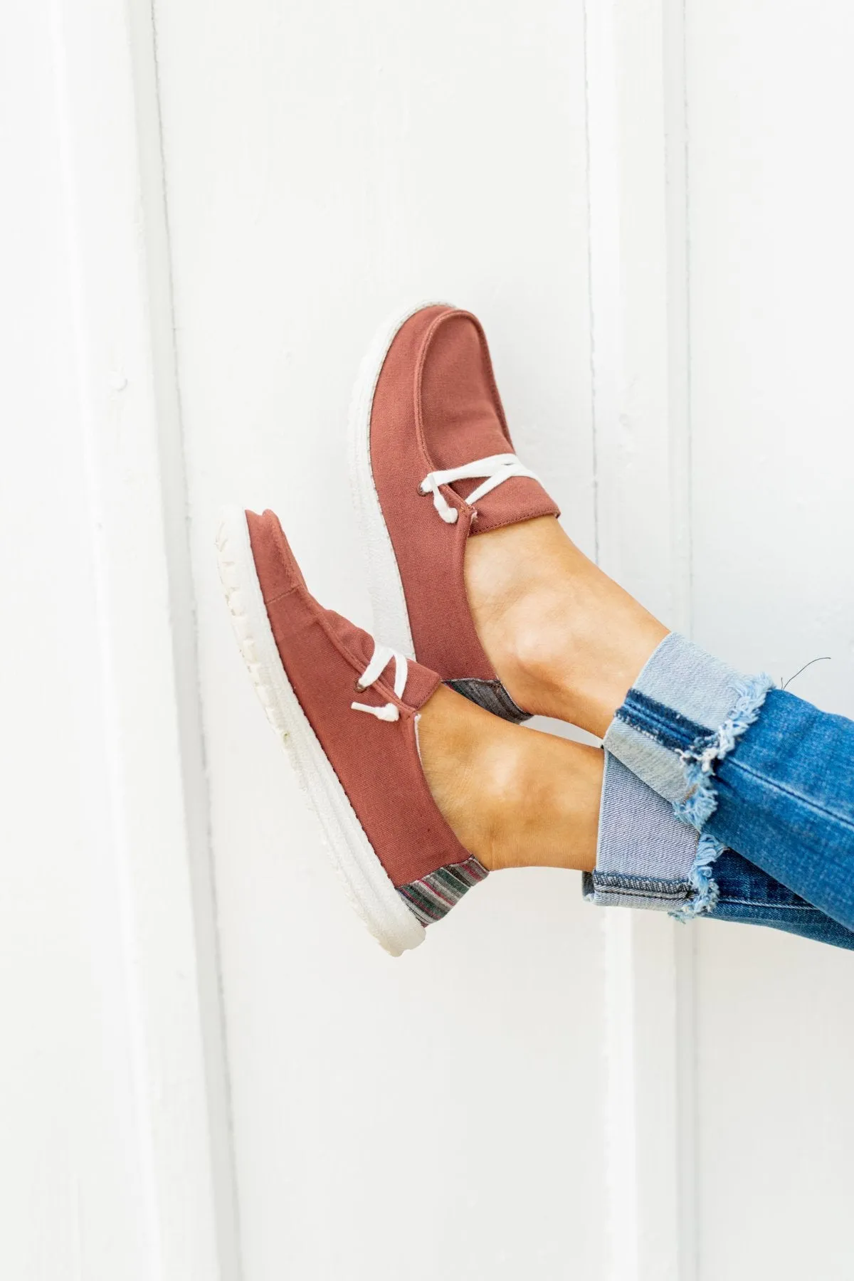 Gypsy Jazz Poppy Sneakers- Rust