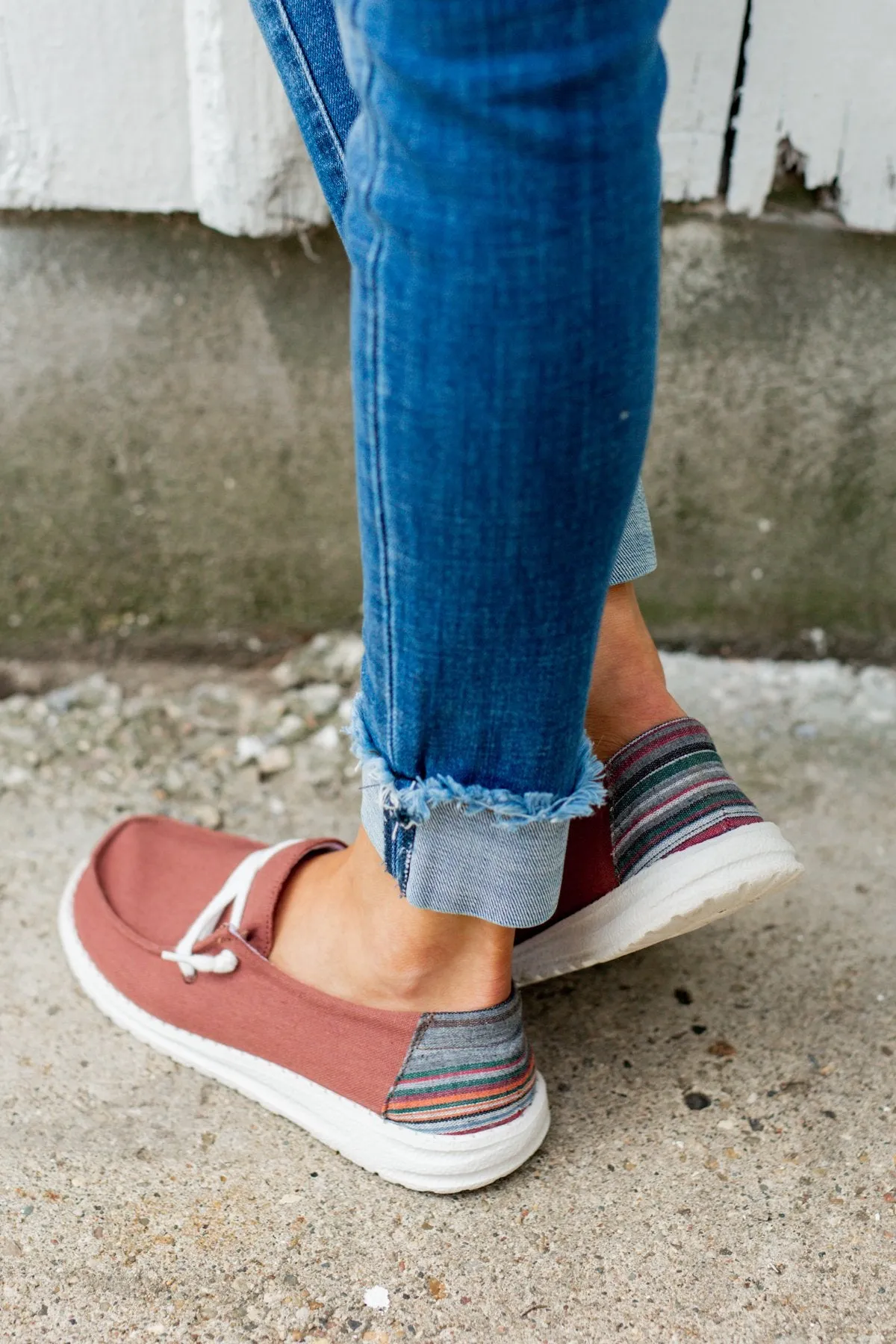 Gypsy Jazz Poppy Sneakers- Rust