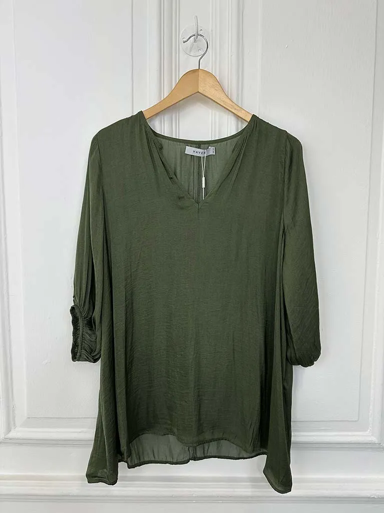 Haven Barbados Relax Top - Khaki