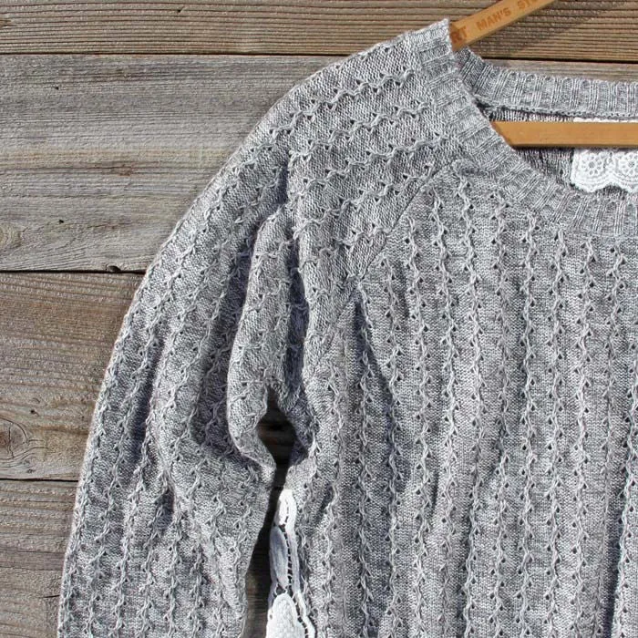 Hazy Stratus Lace Sweater