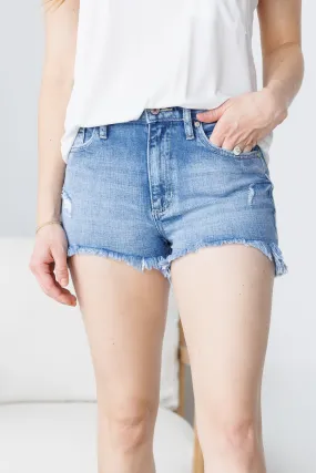 Kan Can High Rise Mom Shorts