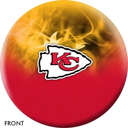 KR Strikeforce NFL on Fire Kansas City Chiefs Bowling Ball