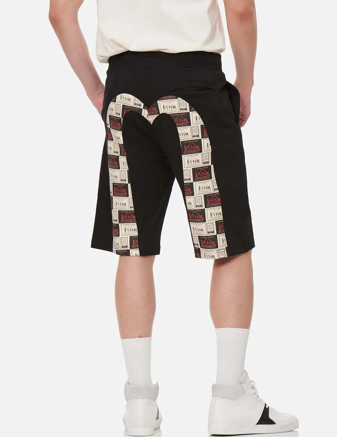 Label Daicock Print Sweat Shorts