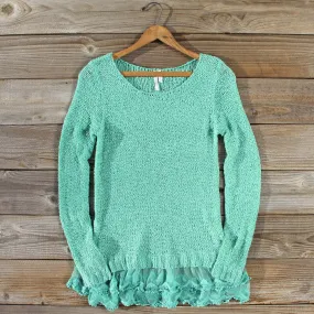 Lake Chelan Lace Sweater in Mist