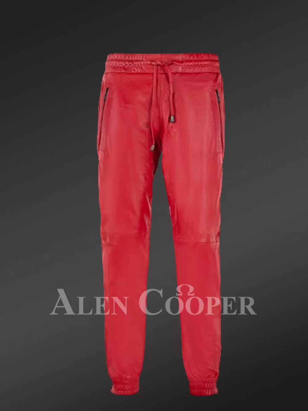 Leather Joggers Activewear for Men