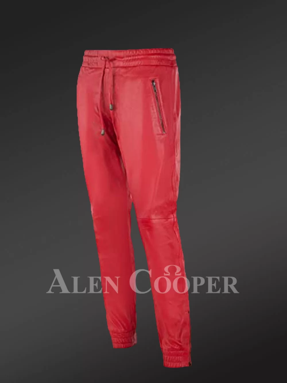 Leather Joggers Activewear for Men