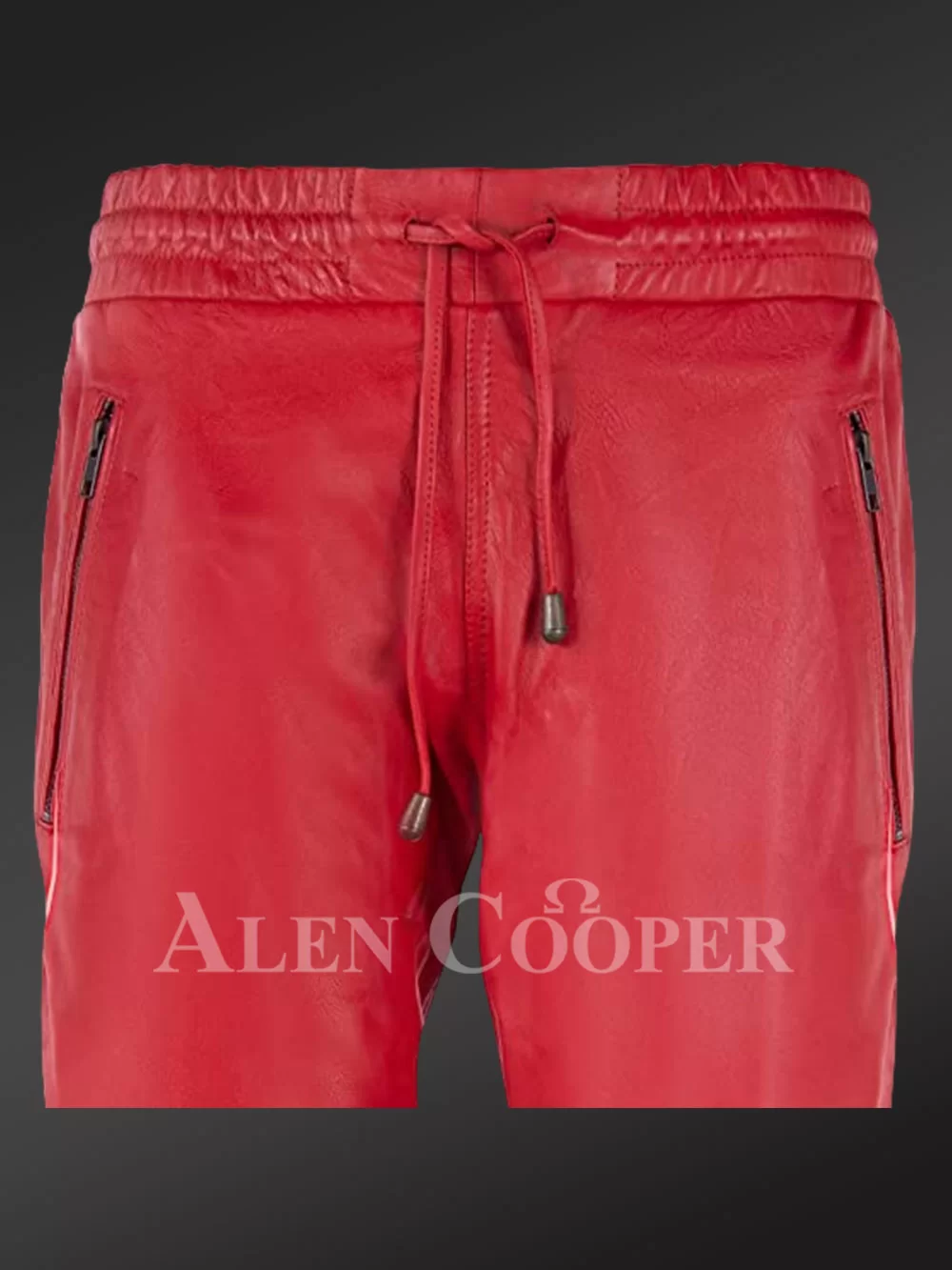 Leather Joggers Activewear for Men