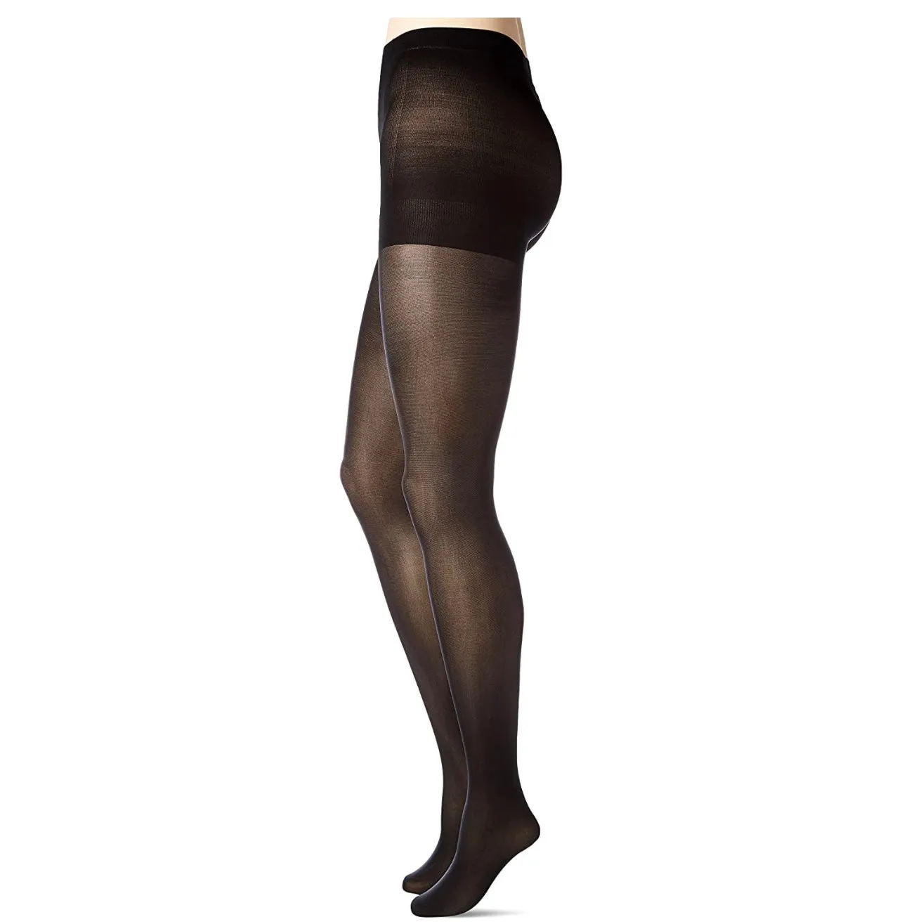 Leggs 8000 Womens Casual Body Shaping Tights - Q, Black