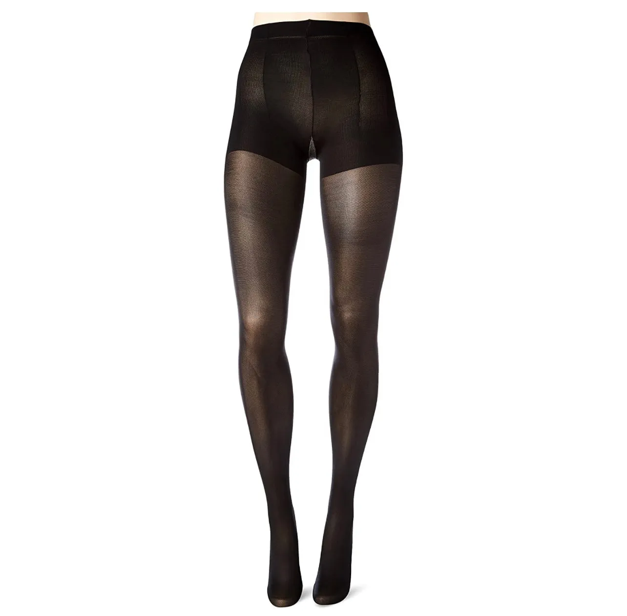 Leggs 8000 Womens Casual Body Shaping Tights - Q, Black