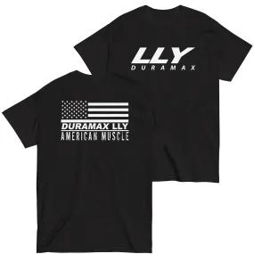 LLY Duramax T-Shirt American Muscle Design Flag