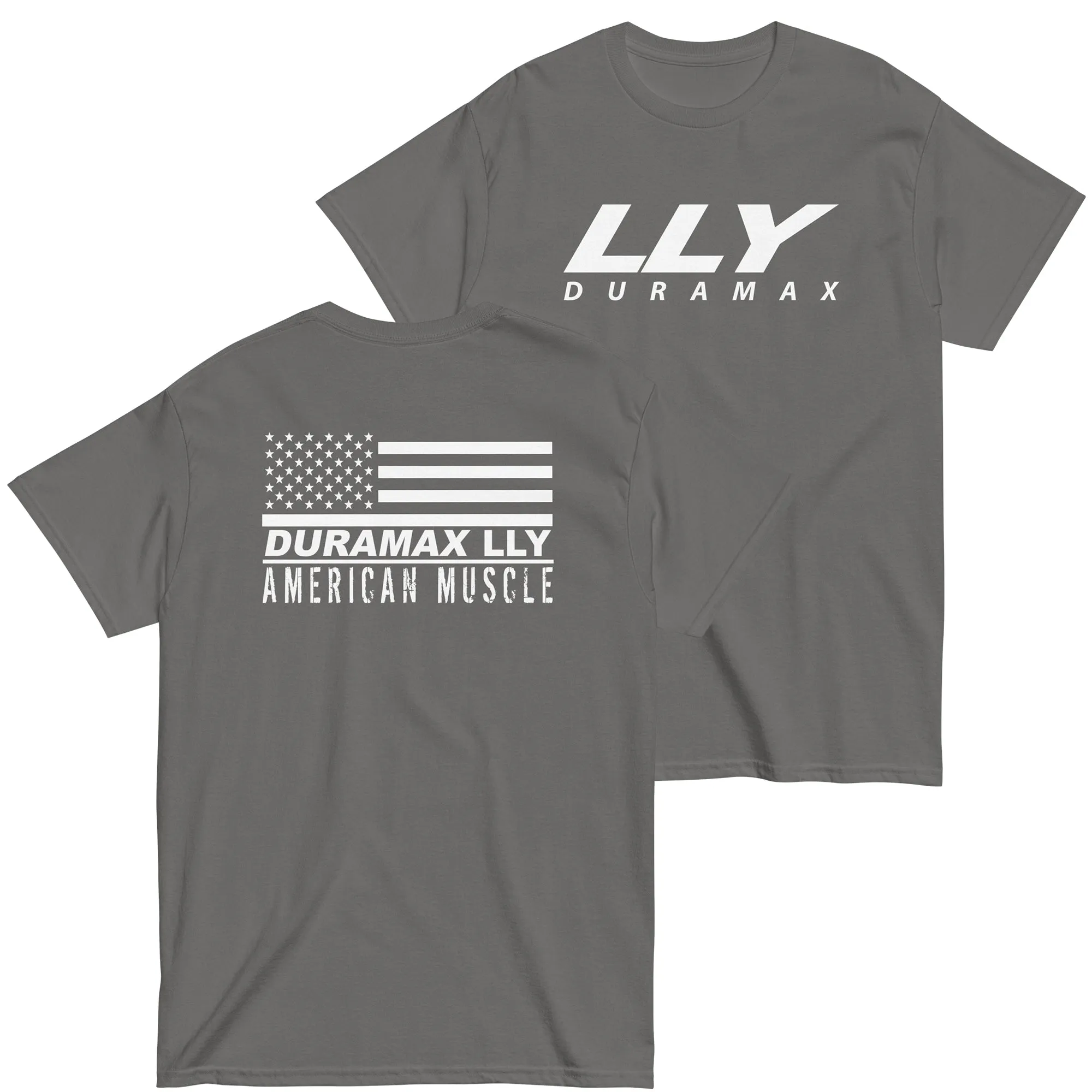 LLY Duramax T-Shirt American Muscle Design Flag