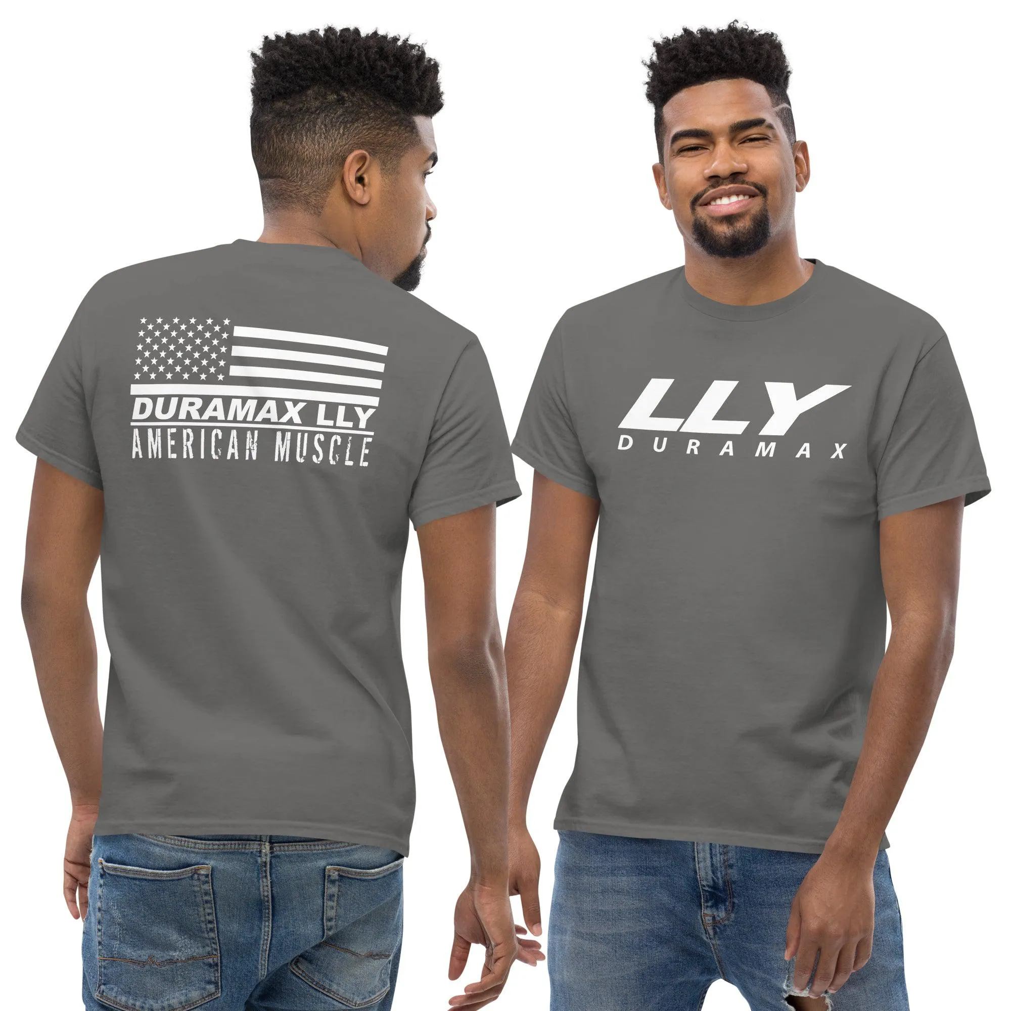 LLY Duramax T-Shirt American Muscle Design Flag