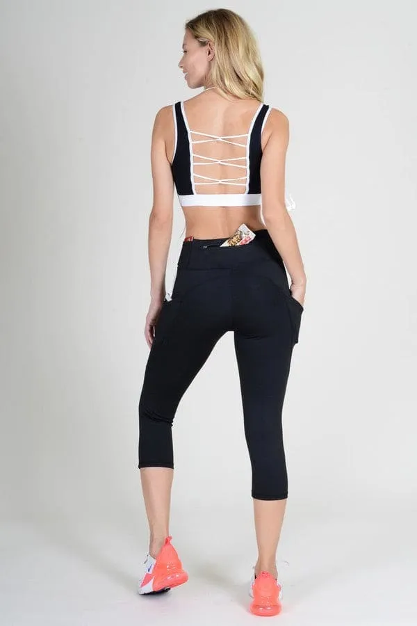 Loop Back Activewear Sports Bra