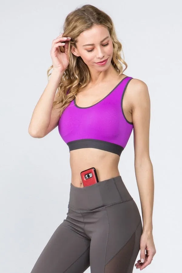 Loop Back Activewear Sports Bra