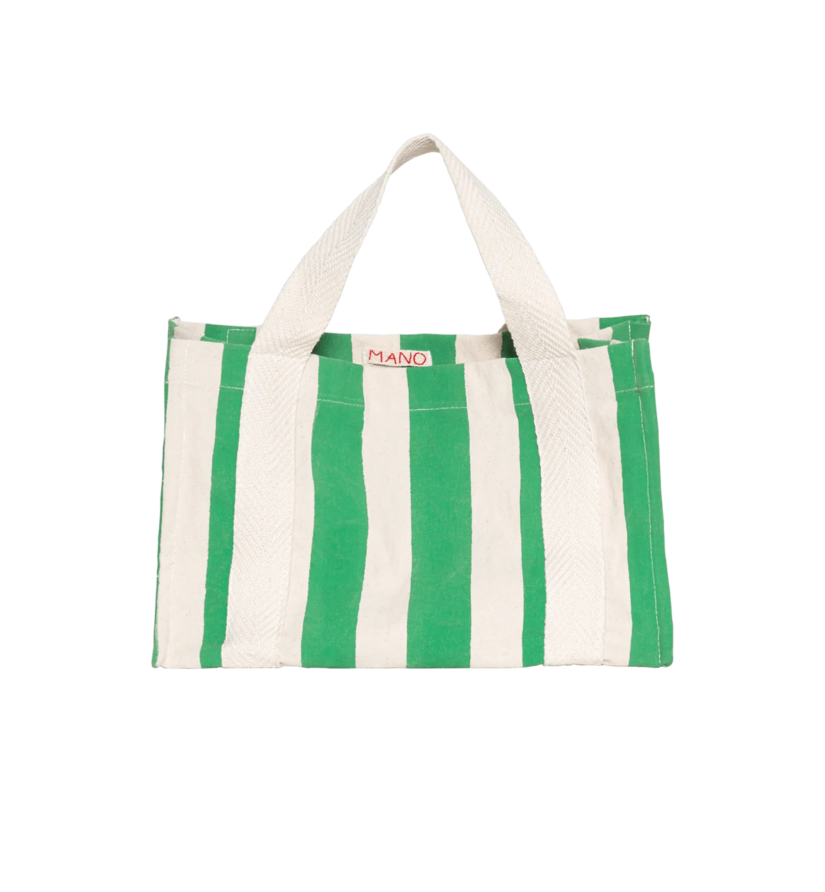 Mano Mano Green/White Tote Bag