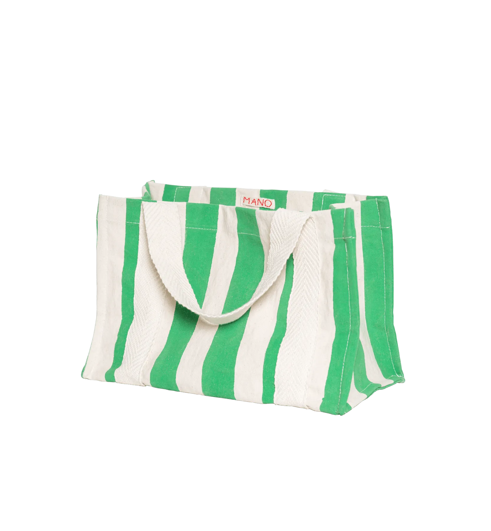 Mano Mano Green/White Tote Bag