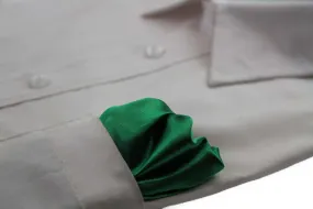 Mens Green Pocket Square