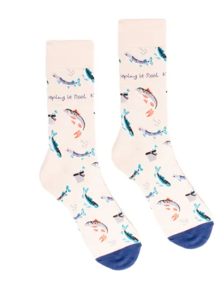 Men's Novelty Sock - Fishing