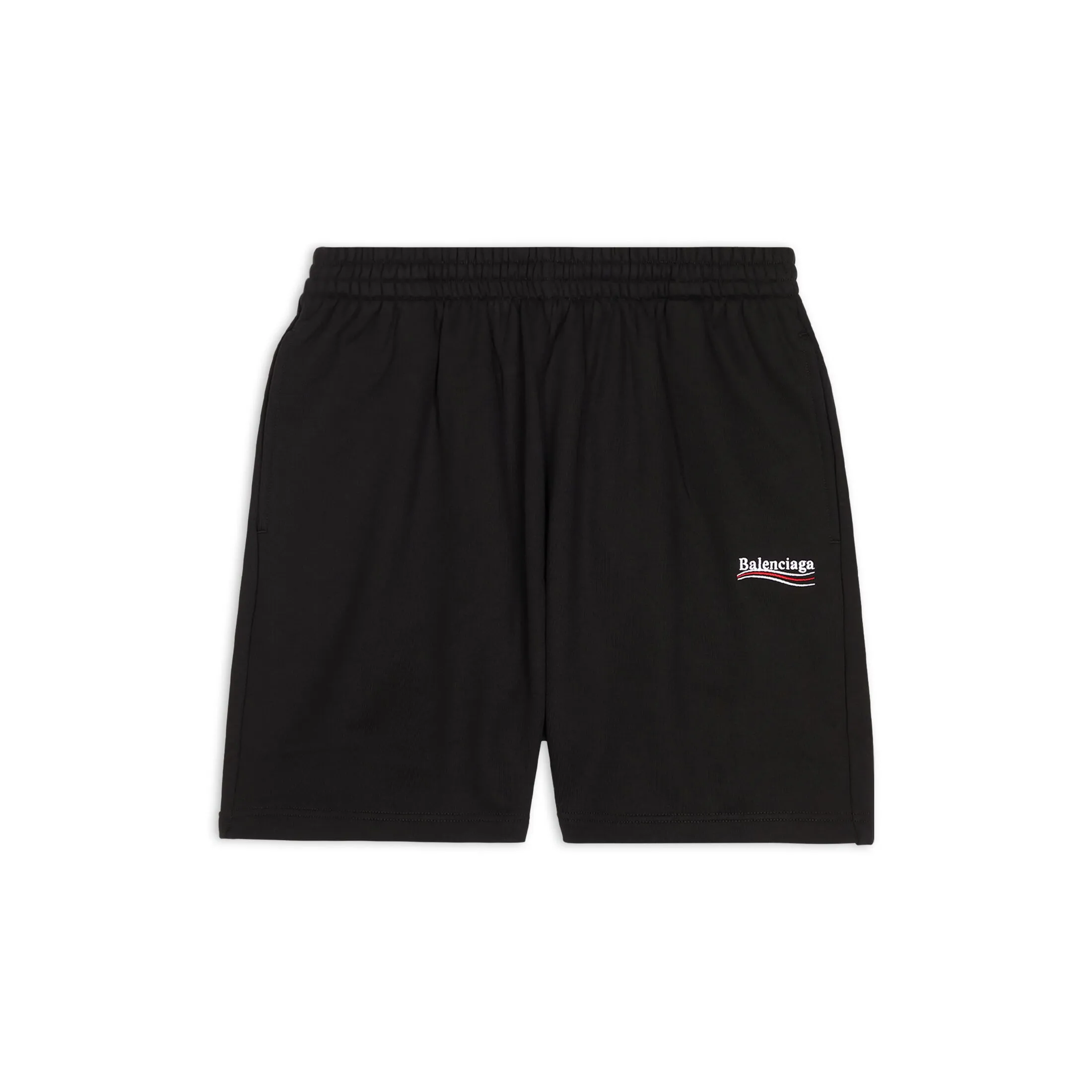 MEN’S POLITICAL CAMPAIGN SWEAT SHORTS IN BLACK