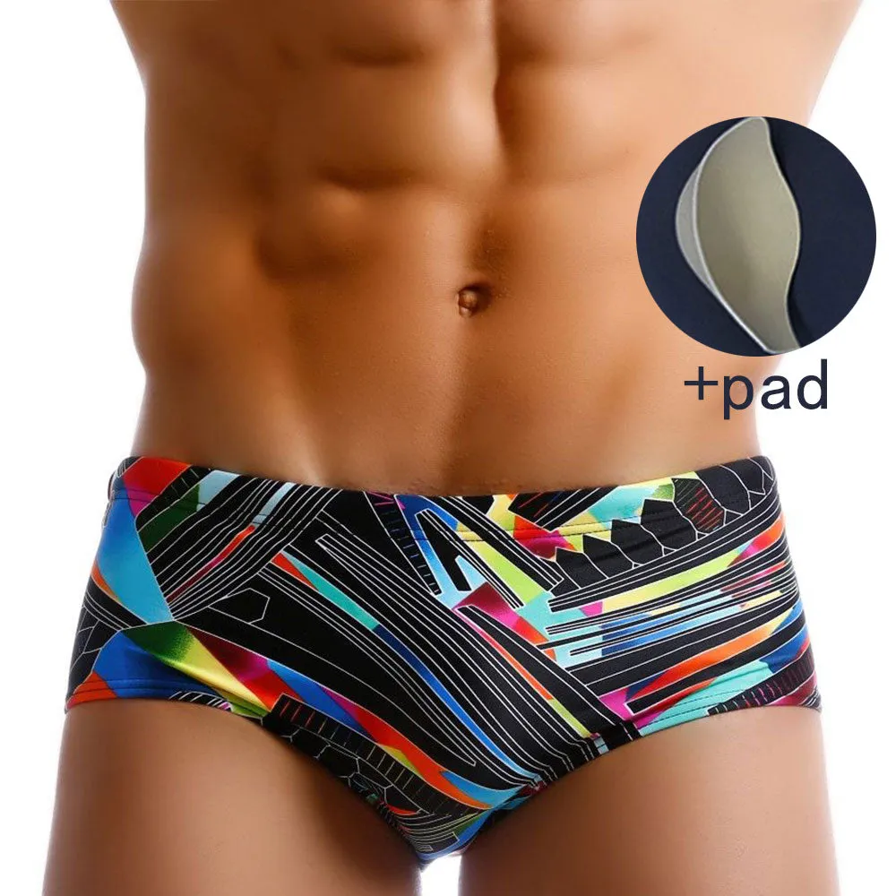 Men's Sexy Summer Beach Surfing Trunks Push-up Stretch Swimwear