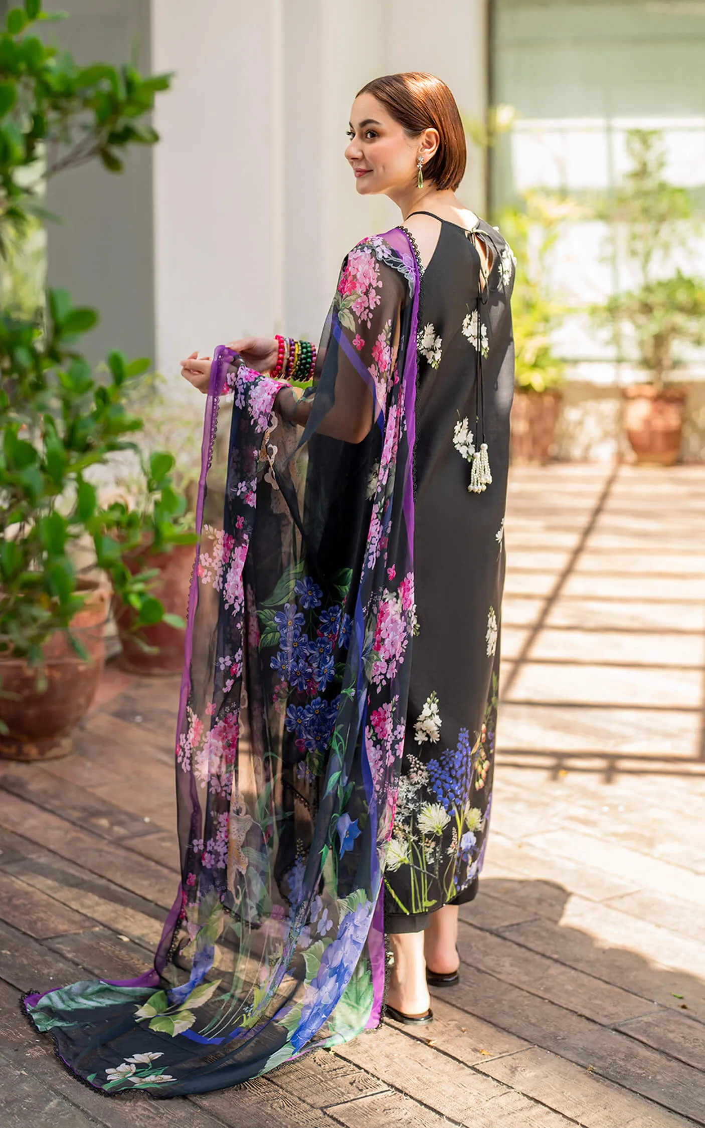 Meraki by Asifa & Nabeel Embroidered Lawn Unstitched 3Pc Suit MK-14 Surma