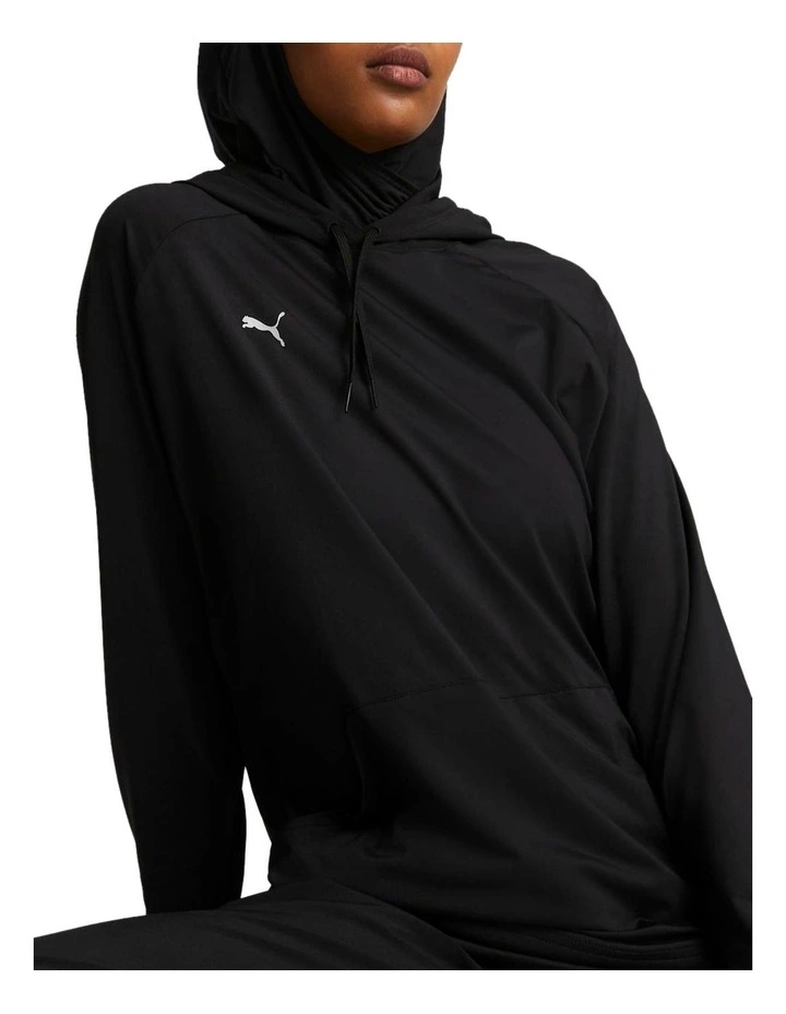 Modest Activewear Hoodjab In Black