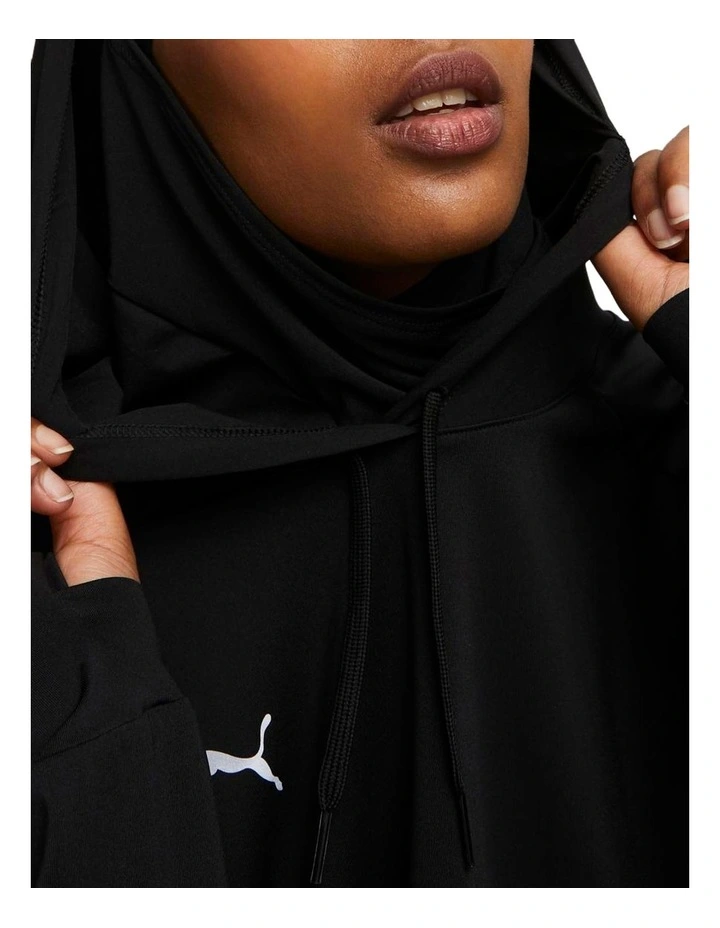 Modest Activewear Hoodjab In Black