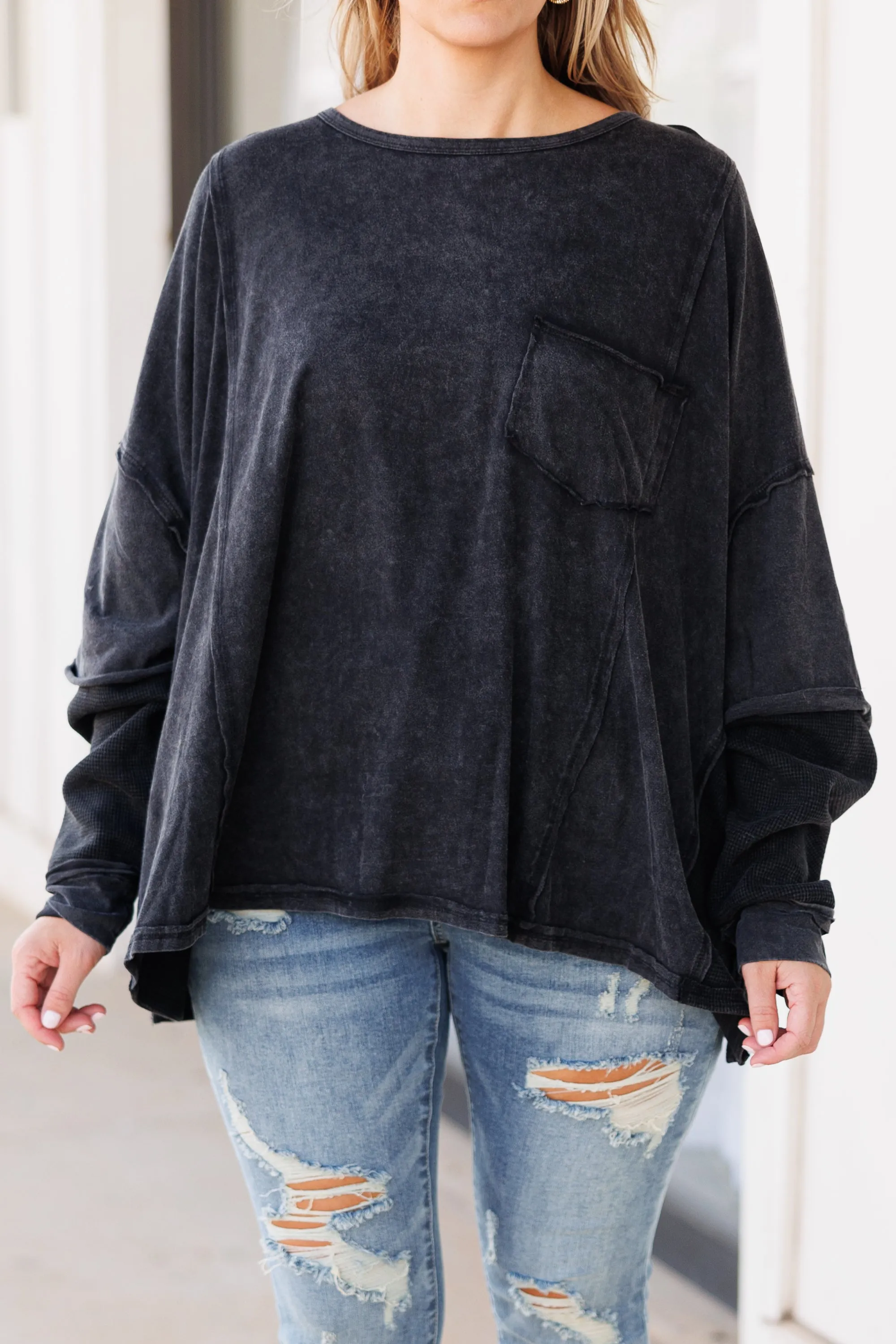 Moonless Nights Top, Black